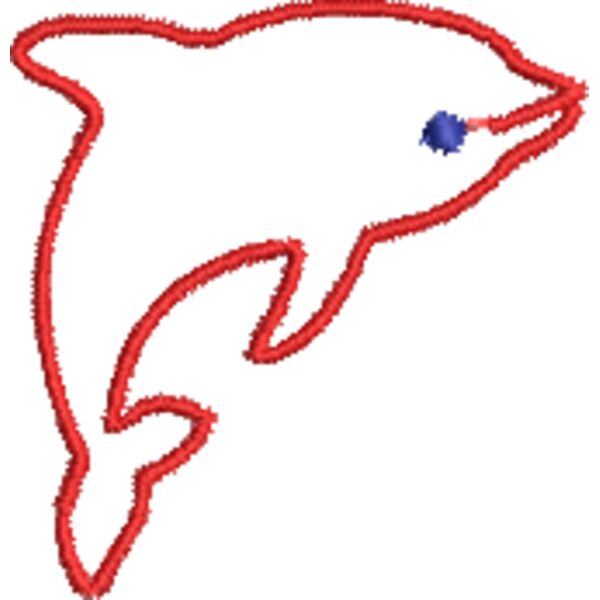 Delfin 45 x 45 mm Miniaturansicht
