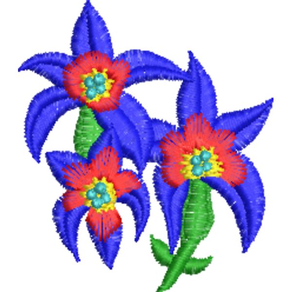 Blume 55 x 65 mm Miniaturansicht