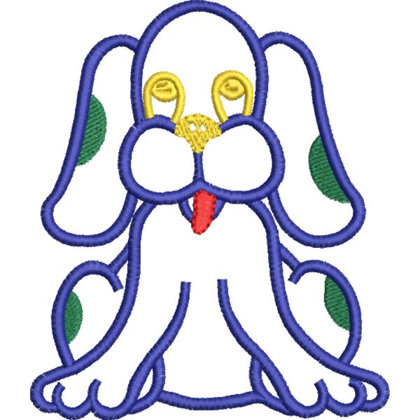 Hund 130 x 150 mm Miniaturansicht