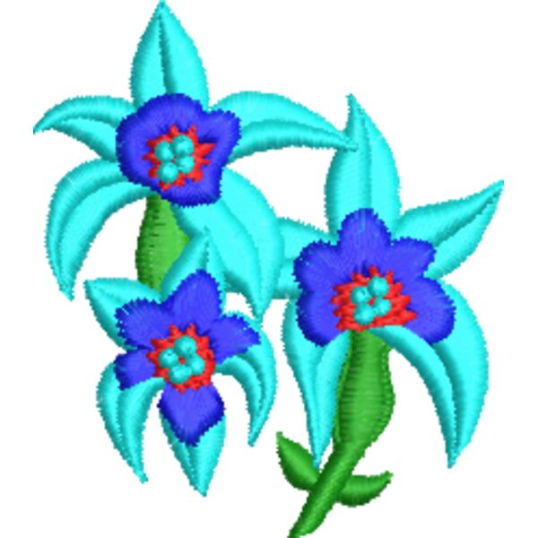 Blume 58 x 66 mm Miniaturansicht