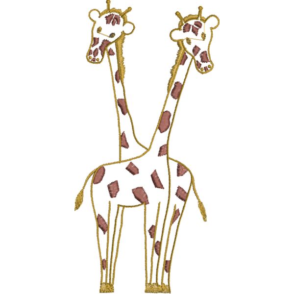 Giraffen 95 x 190 mm Miniaturansicht