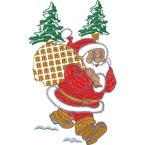 Weihnachtsmann 100 x 160 mm Miniaturansicht