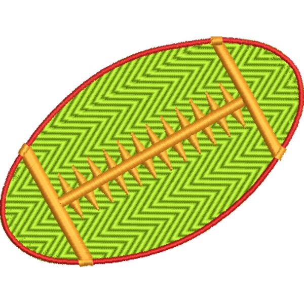 Rugby Ball 110 x 83  mm Miniaturansicht