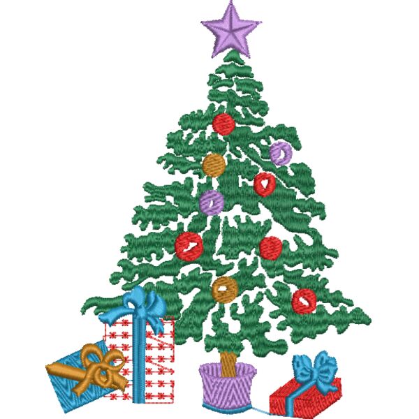 Weihnachtsbaum 120 x 150 mm Miniaturansicht