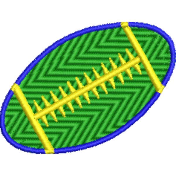 Rugby Ball 62 57 mm Miniaturansicht