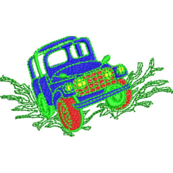 Auto 100 x 60 mm Jeep Miniaturansicht