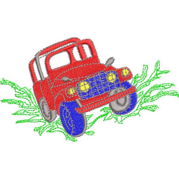 Auto 150 x 90 mm Jeep Miniaturansicht