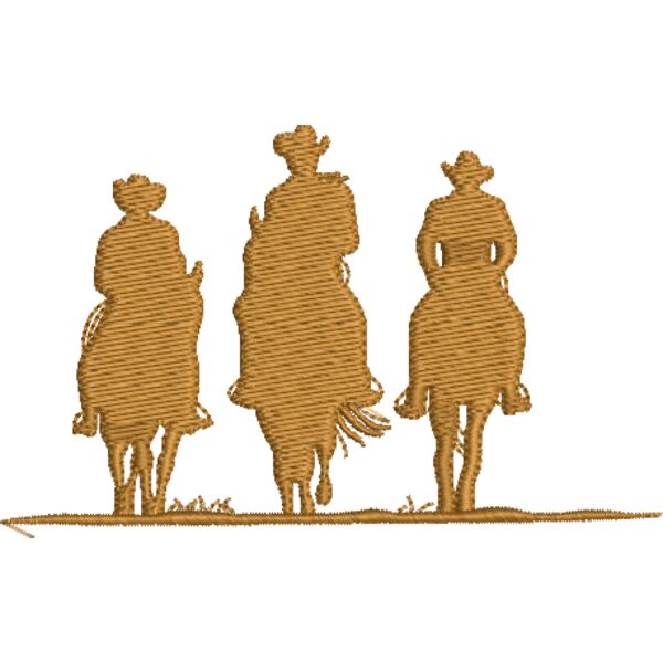 Pferd mit Reiter 2 Miniaturansicht