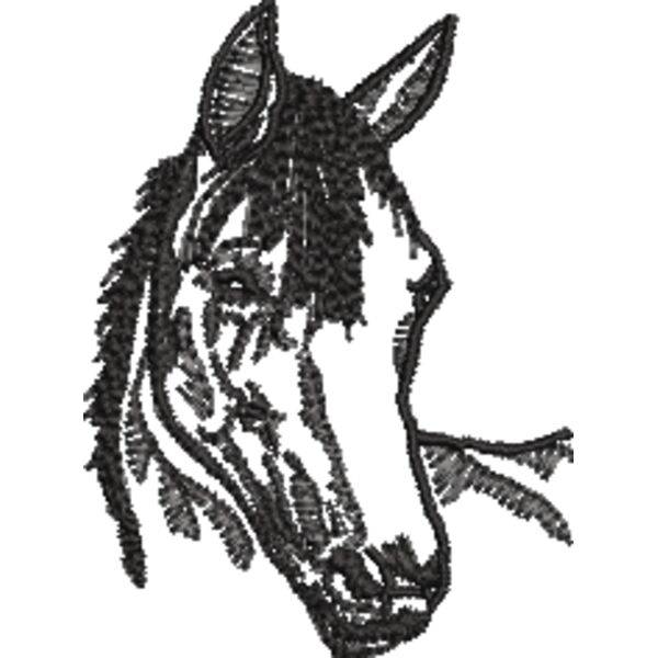 Pferd 2 Schwarz Miniaturansicht