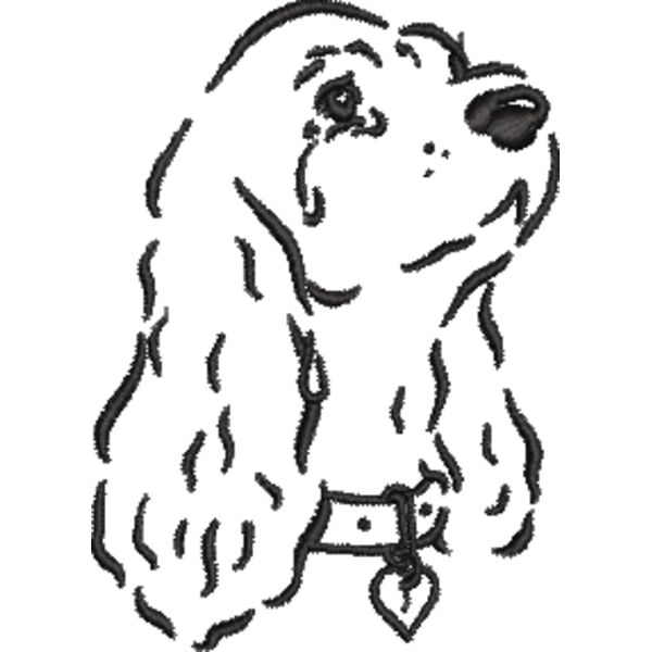 Cocker Spaniel 2 Schwarz Miniaturansicht
