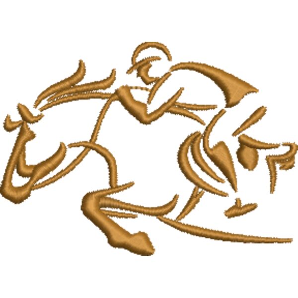 Pferd mit Reiter 14 Miniaturansicht