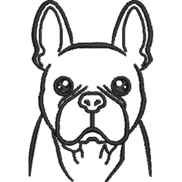 Französische Bulldogge 1 Schwarz Miniaturansicht