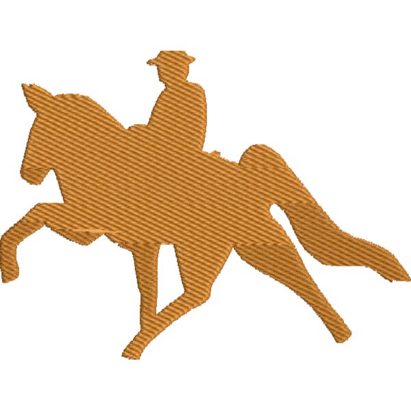 Pferd mit Reiter Miniaturansicht