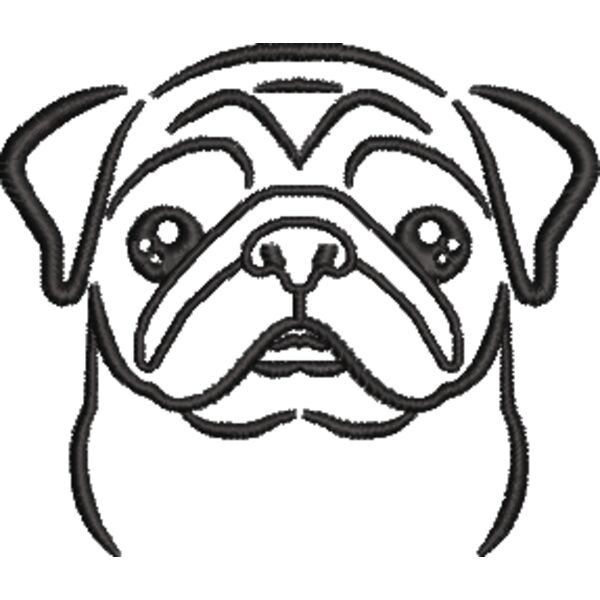 Mops 2 Schwarz Miniaturansicht