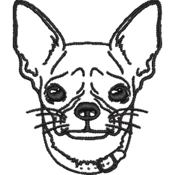 Chihuahua 3 Schwarz Miniaturansicht