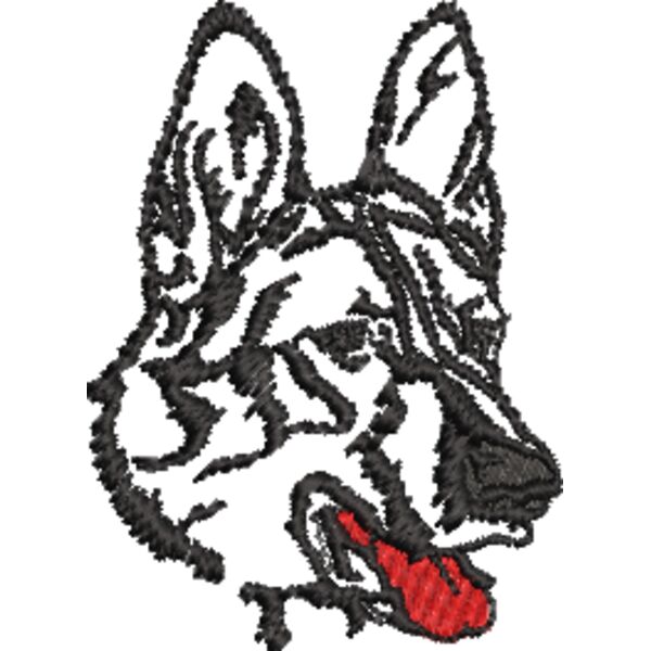 Schäferhund 1 Schwarz Miniaturansicht