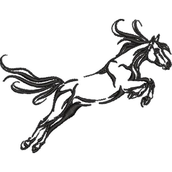 Pferd 22 Schwarz Miniaturansicht