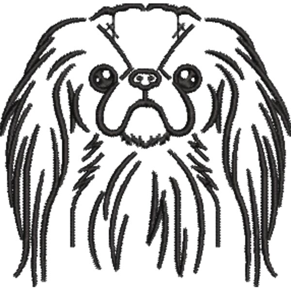 Pekinese Schwarz Miniaturansicht