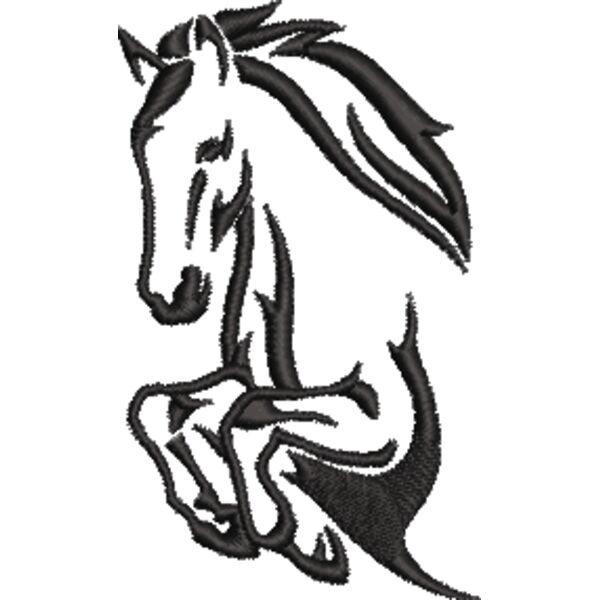 Pferd 19 Schwarz Miniaturansicht