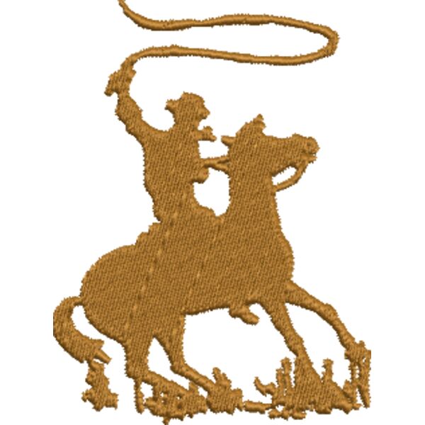 Cowboy 1 Pferd mit Reiter Miniaturansicht