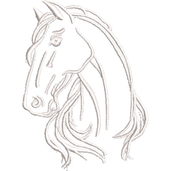 Pferd 16 Weiß Miniaturansicht