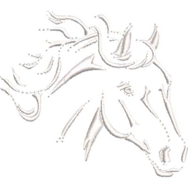 Pferd 13 Weiß Miniaturansicht