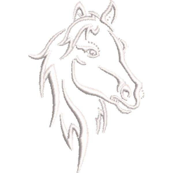 Pferd 12 Weiß Miniaturansicht