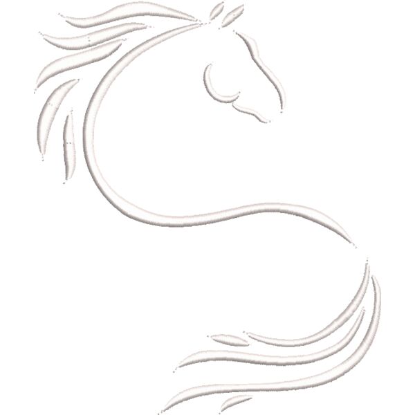 Pferd 21 Weiß Miniaturansicht