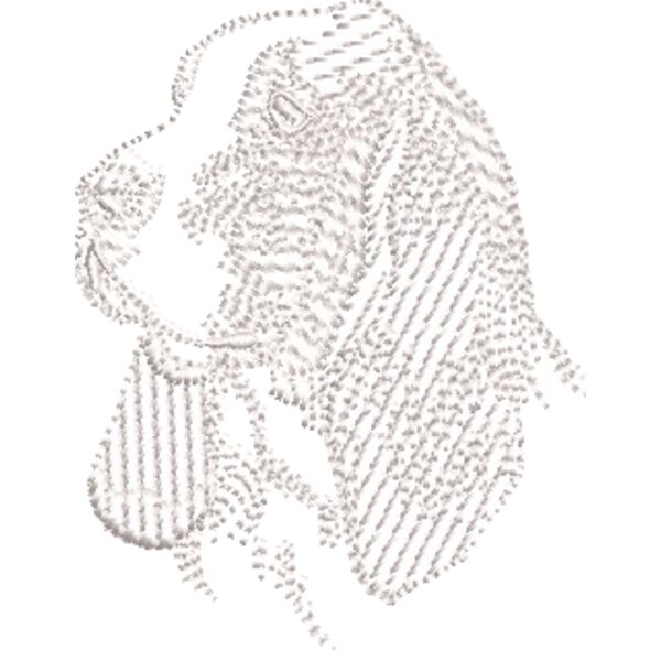 Basset Hound Weiß Miniaturansicht