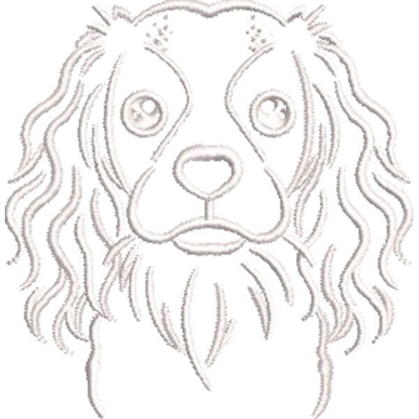 Cocker Spaniel 1 Weiß Miniaturansicht