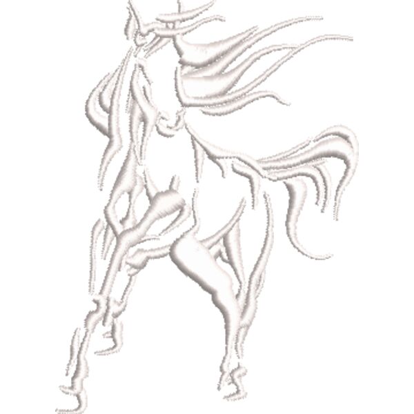 Pferd 35 Weiß Miniaturansicht