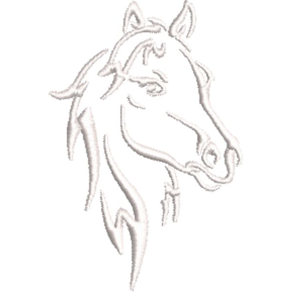Pferd 17 Weiß Miniaturansicht