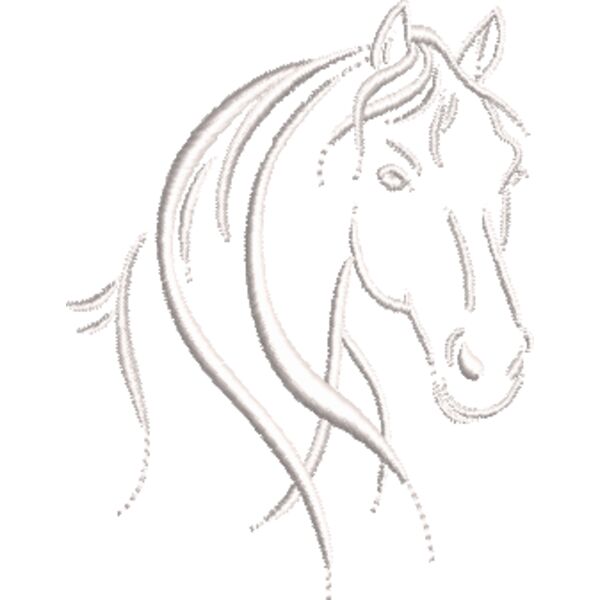Pferd 29 Weiß Miniaturansicht