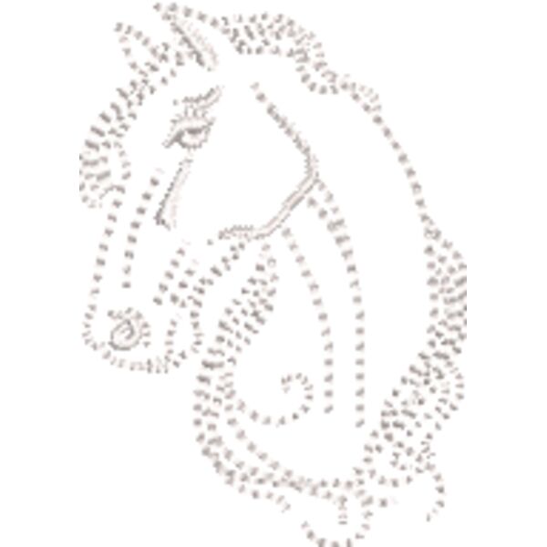 Pferd 25 Weiß Miniaturansicht