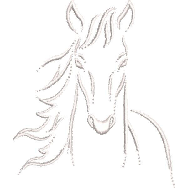 Pferd 32 Weiß Miniaturansicht