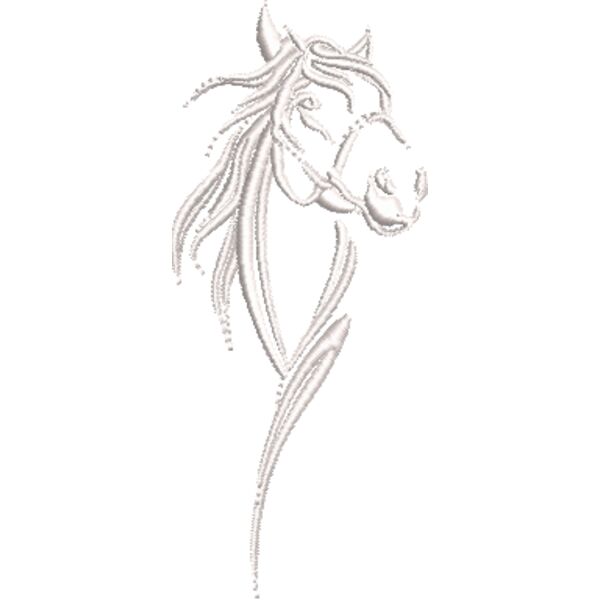 Pferd 28 Weiß Miniaturansicht