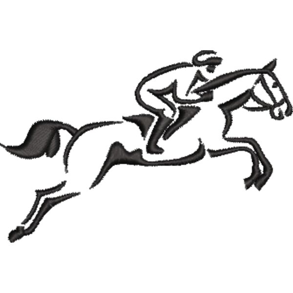 Pferd 33 Schwarz Miniaturansicht