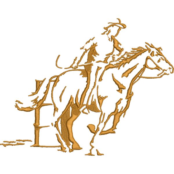 Pferd mit Reiter 6 Miniaturansicht