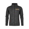 Männer Strickfleece-Jacke mit Stehkragen  E7700 Miniaturansicht