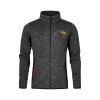 Männer Strickfleece-Jacke mit Stehkragen  E7700 Miniaturansicht