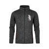 Männer Strickfleece-Jacke mit Stehkragen  E7700 Miniaturansicht