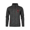 Männer Strickfleece-Jacke mit Stehkragen  E7700 Miniaturansicht