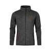 Männer Strickfleece-Jacke mit Stehkragen  E7700 Miniaturansicht