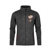 Männer Strickfleece-Jacke mit Stehkragen  E7700 Miniaturansicht
