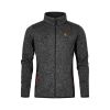 Männer Strickfleece-Jacke mit Stehkragen  E7700 Miniaturansicht