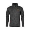 Männer Strickfleece-Jacke mit Stehkragen  E7700 Miniaturansicht