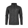 Männer Strickfleece-Jacke mit Stehkragen  E7700 Miniaturansicht