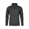 Männer Strickfleece-Jacke mit Stehkragen  E7700 Miniaturansicht
