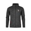 Männer Strickfleece-Jacke mit Stehkragen  E7700 Miniaturansicht