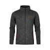 Männer Strickfleece-Jacke mit Stehkragen  E7700 Miniaturansicht
